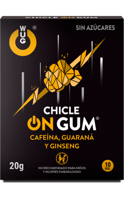 WUG GUM ON CHICLE CAFEÍNA,...